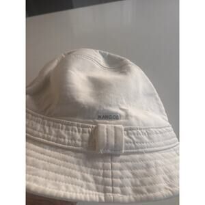 Kangol White Bucket Hat Large